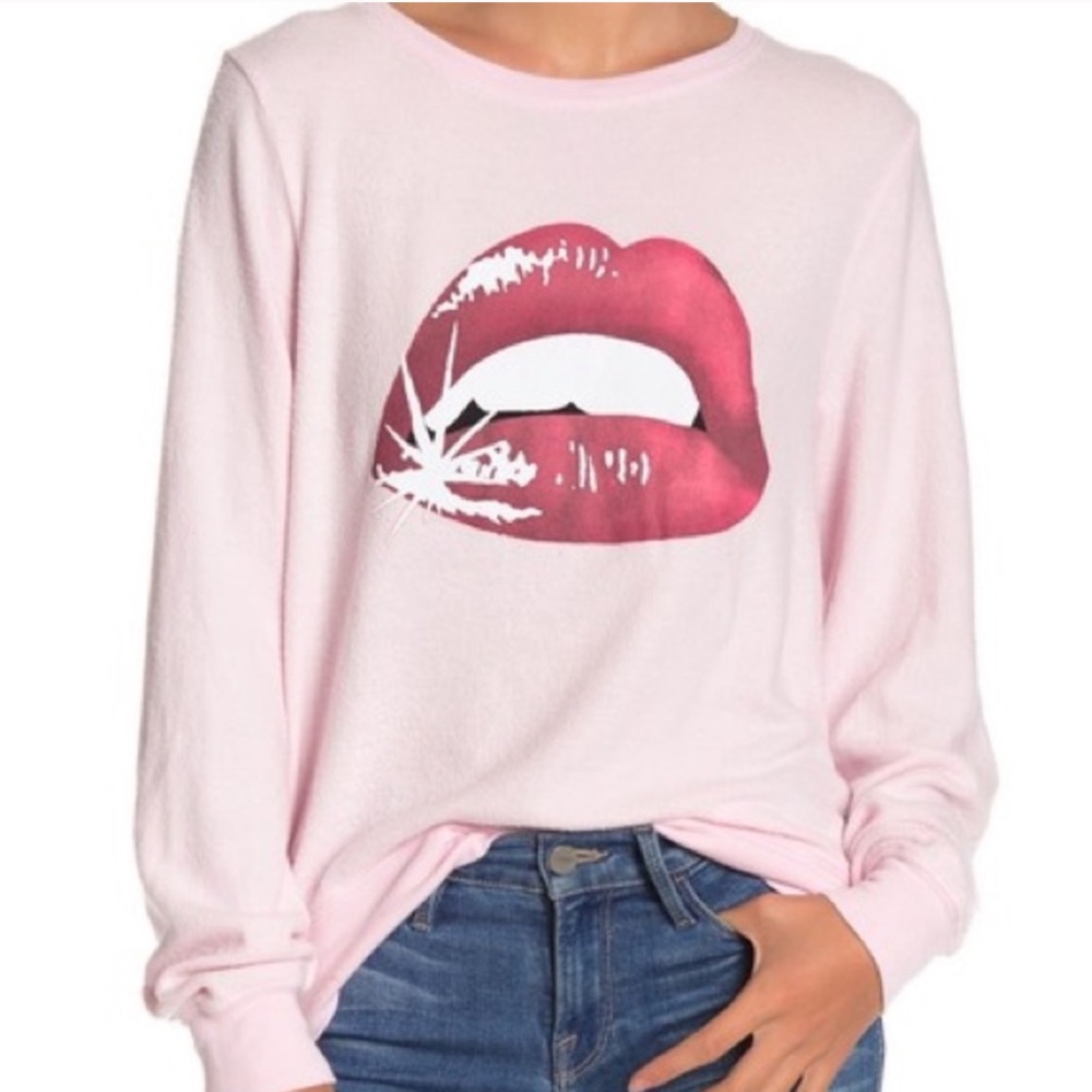 Wildfox Glamour Lips Sweater